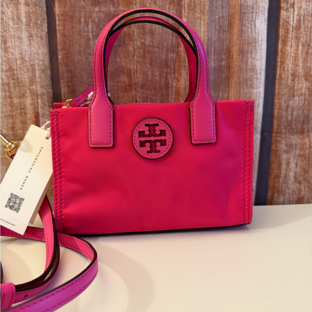 Tory Burch Pink Mini Tote Bag